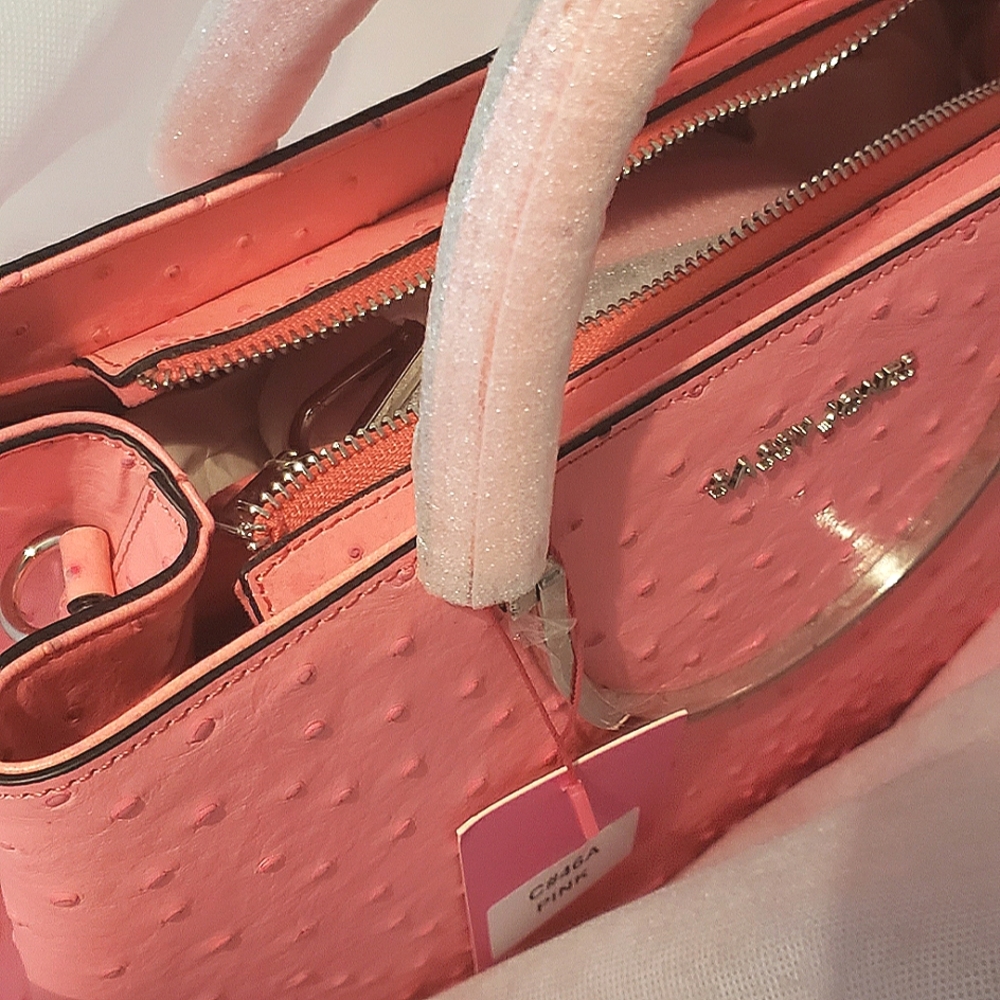 NWT Sassy Jones Pink Pamela Tote - Picture 7 of 8